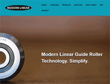 Tablet Screenshot of modernlinear.com